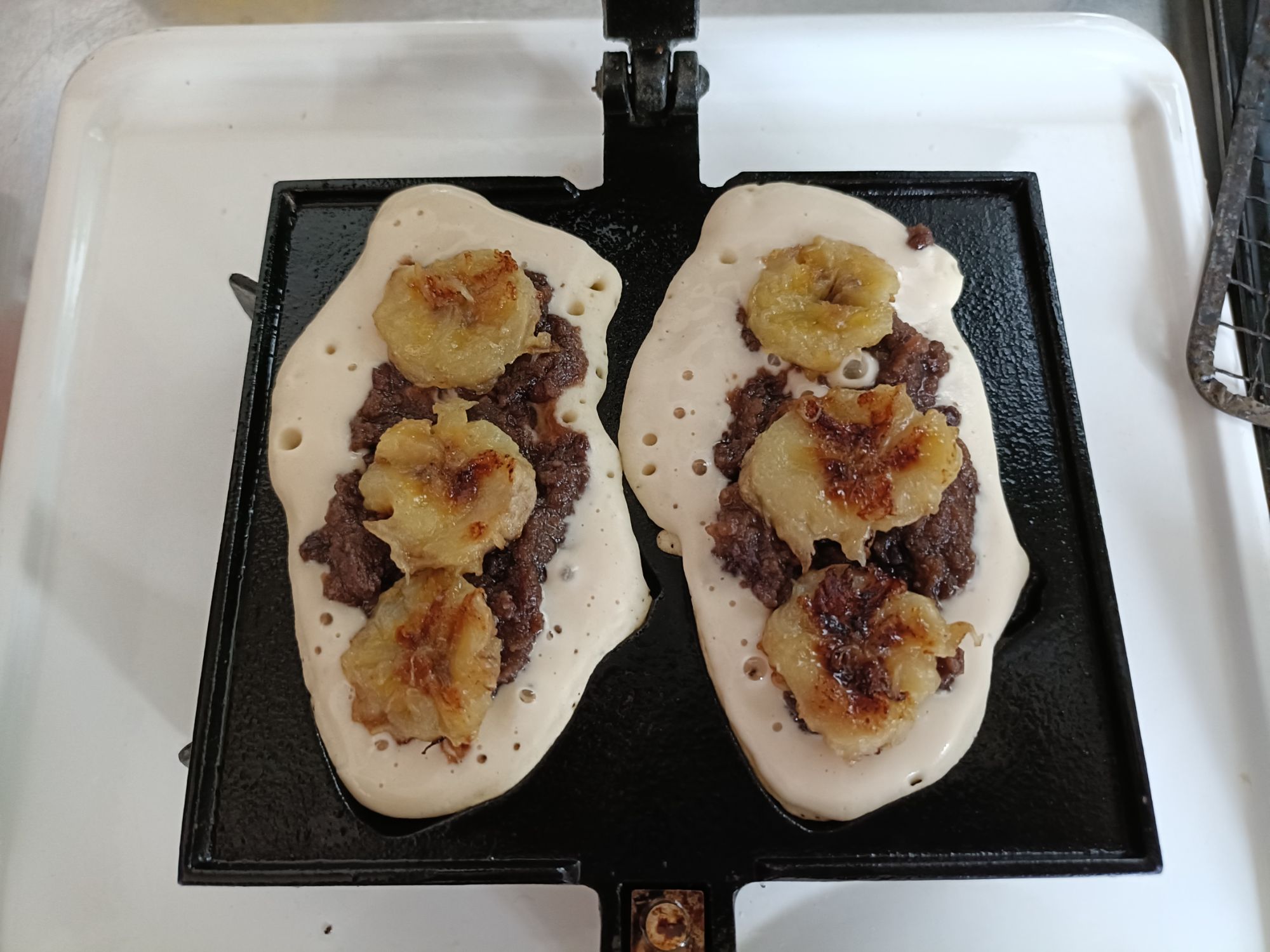 南部鉄器で焼く！あんこバナナたい焼きレシピ 失敗から得た秘訣
